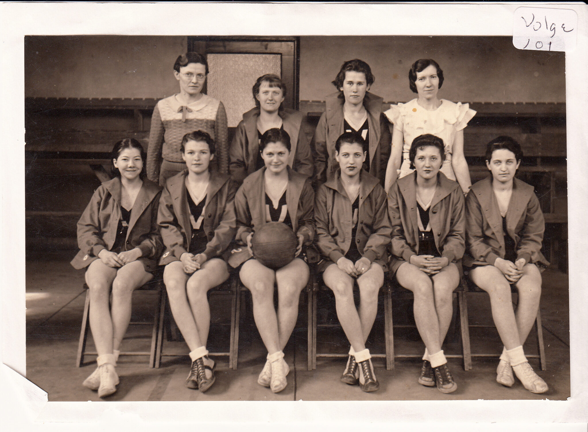 1934-35 Volga High School Girls Basketball Team